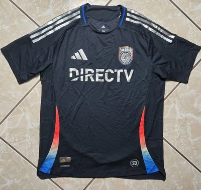 Nuevo con etiquetas Adidas San Diego FC 2025 Hogar Auténtico MLS Fútbol Camiseta Kit Para Hombres L $150 Foto 1 de 4