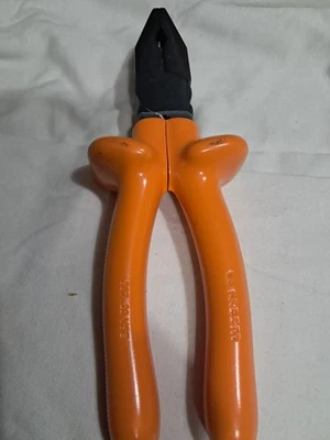 Pince électricien 387.20 vse facom 1000v tbe - Photo 1/3