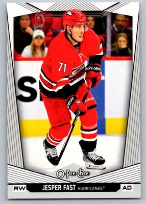 2024-25 O-Pee-Chee Jesper Fast Carolina Hurricanes #215 - Image 1 of 2
