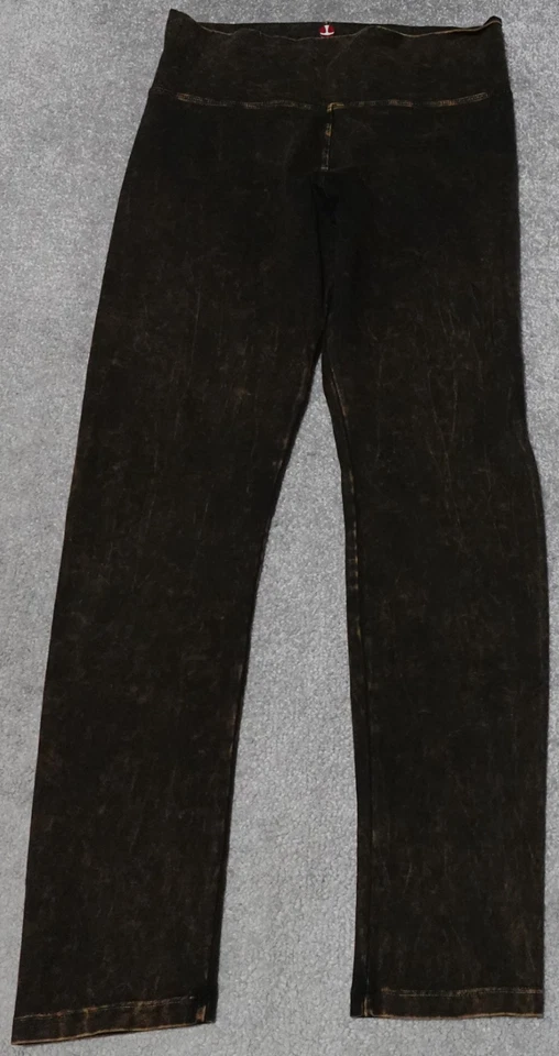 T-Party Pull On Pants Women's Medium Brown Corduroy Skinny Activewear - Image 1 of 4