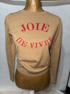 Talbots Suéter Mujer Talla M Petite Tan Joie de Vivre Acogedor Básico Ligero - Imagen 1 de 5