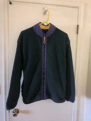 Vintage GAP Jacket Men’s L Arctic Light Fleece Full Zip 90s Y2K Green Streetwear - Image 1 of 4