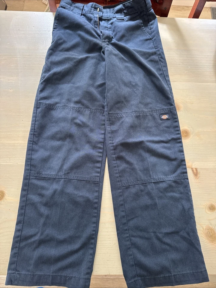 Dickies Boys Dress Pants - Size 12 - Navy Blue Straight Fit - Image 1 of 4