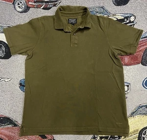 C.C. Filson Poloshirt Herren Large Olivgrün Baumwolle Kurzarm Kragen - Bild 1 von 7