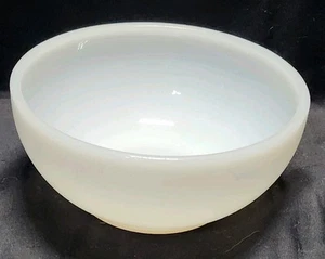 Vintage Fire King Ofengeschirr 5" weiß Milchglas Müsli Chili Suppe Schüssel USA - Bild 1 von 4