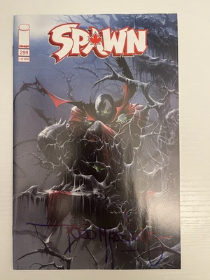 Todd McFarlane SIGNED Spawn #299 (1:1000   Fan Expo Canada Edition) - Image 1 of 4