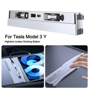 Dustproof Central Control Docking Station for Tesla Model Y/3 Car Accessories - Photo 1 sur 9