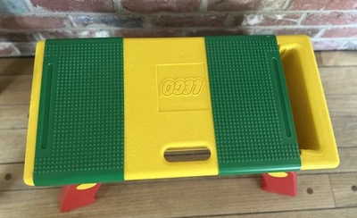 Vintage Lego Brand Lego Building Table 13x26x12 Ireland With 2 Lbs Lego Blocks - Image 1 of 4