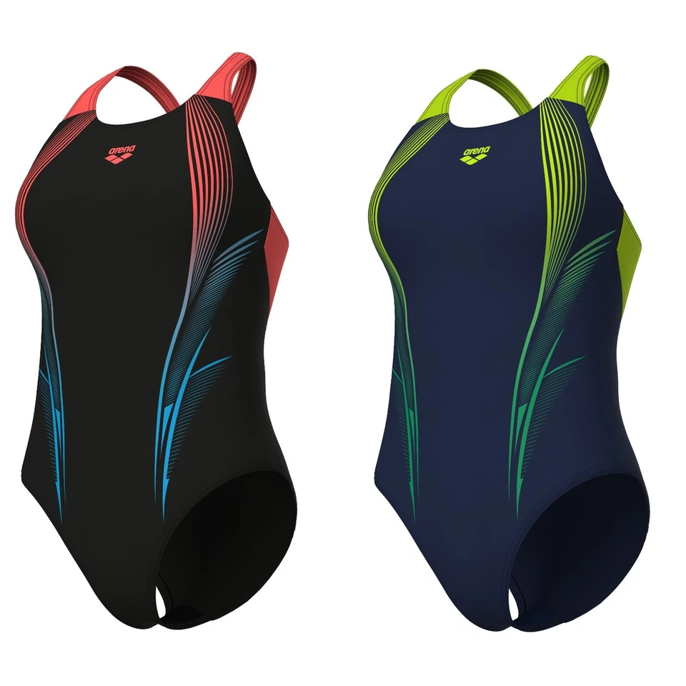 arena Blast Badeanzug einteiler Schwimmanzug V Back für Damen Blickdicht - Bild 1 von 1