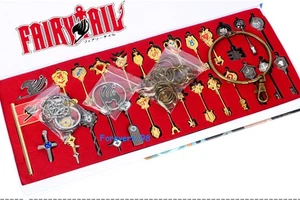 Ciondolo Fairy Tail Lucy Heartfilia Spirit Key Cosplay Accessori Collezione Prop - Foto 1 di 8