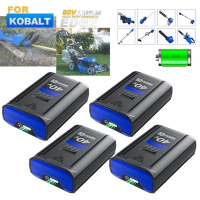 1/2/3/4PCS 40V 6.0Ah Replacement Battery For Kobalt KB240-06 KB2540C-06 KB640-03 — 第 1/4 张图片