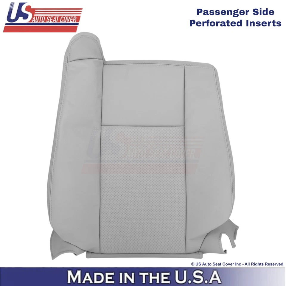 Cubierta de asiento de repuesto gris para Cadillac CTS 2003-2007 de cuero para pasajero OEM Foto 1 de 4