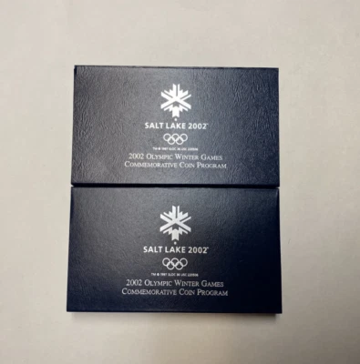 2002 - P - Salt Lake Olympic Games Comm Coin Silver Dollar Proof & UC - Image 1 of 4