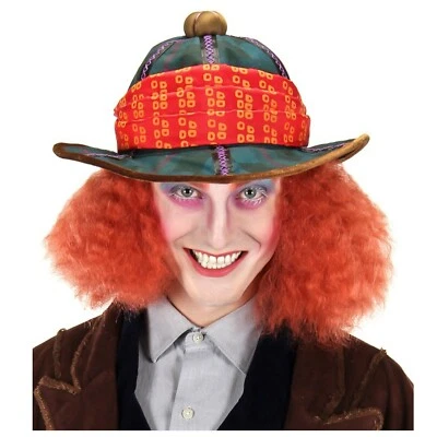 Adult Disney Alice In Wonderland Mad Hatter Halloween Costume Safari Hat Cap - Image 1 of 2
