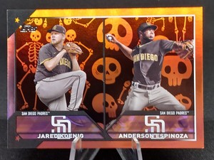 2023 Topps Update Jared Koenig/Anderson Espinoza Skeleton 09/50 #US265 Padres