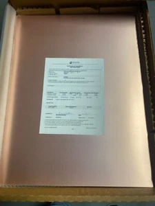 (1) Rogers 4350B .0166" Copper Laminate Sheet 24.5” x 18.5” RPN 1000884 - Picture 1 of 5