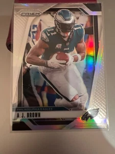 2024 Panini Prizm NFL A.J. Brown #233 True Silver Prizm Philadelphia Eagles - Picture 1 of 2