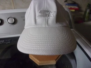 Starter Brand White Sports Stretch Baseball Hat - Picture 1 of 7