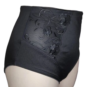 Pantalón corpiño Felina 8019 MOMENTS TALLA 38 70 UK S 28" negro panty bordado - Imagen 1 de 6