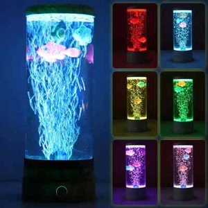 Pcapzz Jellyfish Lava Lamp,LED Fantasy Jellyfish Lamp,Multi-Color Changing Aquar - Picture 1 of 8