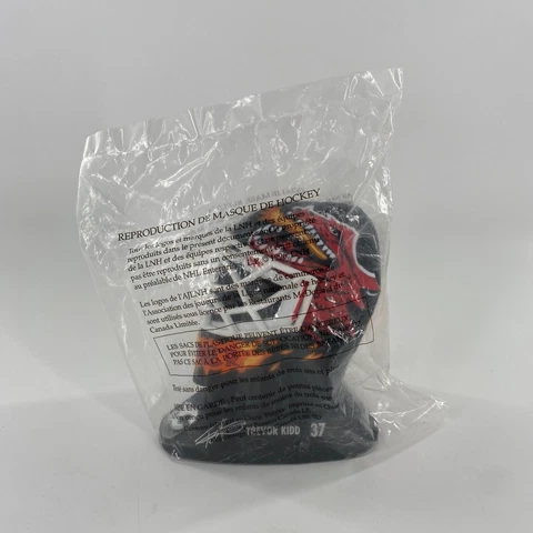 Trevor Kidd Mini Goalie Mask Helmet Calgary Flames Mcdonald's 1996 NEW RARE VTG Cover