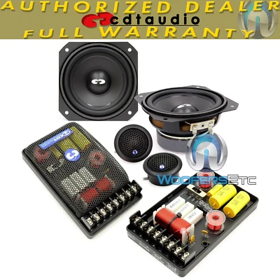 CDT AUDIO CL-42 4" 2-WAY CLASSIC SERIES CAR COMPONENT SPEAKERS W/ SILK TWEETERS - Image 1 of 2