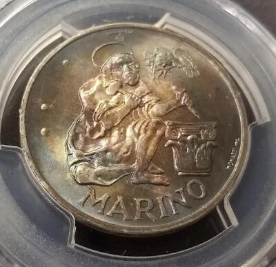 1975 San Marino 500 Lire | PCGS MS 67 | Numismatic Agency - Image 1 of 4