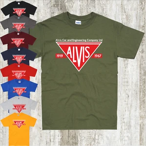 Alvis T Shirt Vintage Classic Car Retro Design Logo Sizes S - 5X 9 Colours - Picture 1 of 10