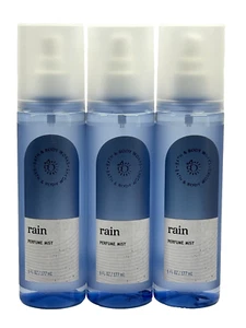 3 BATH & BODY WORKS RAIN PERFUME MIST RAINDROPS & WHITE LAVENDER SPRAY 6 FL OZ - Picture 1 of 3