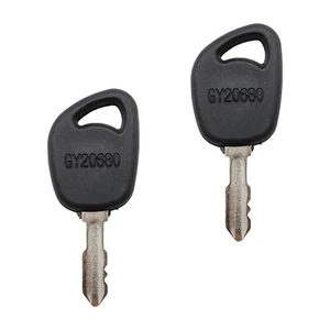 2PCS Ignition Key AM135345 Fits John Deere Lawn Mower Tractor GY20680 AM131946 - Picture 1 of 19