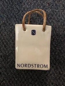 Vintage 1990’s Ceramic NORDSTROM Shopping Gift Bag Mini Mall Days - Picture 1 of 7