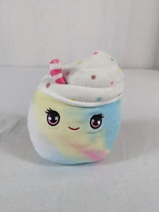 Squishmallows Milkshake Plush Tie Dye Sprinkles Ice Cream 5" Tall Kelly Toy - Picture 1 of 7