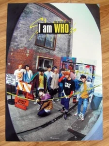 STRAY KIDS - I AM WHO (TIPO C) [PÓSTER ORIGINAL] K-POP *NUEVO* - Imagen 1 de 2