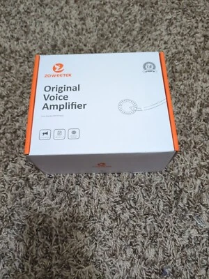 NIB Zoweetek Original Voice Amplifier Model ZW-S615 Black Teacher Coach Student