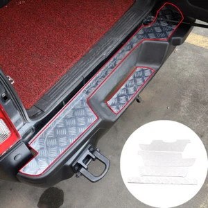 S.Steel Rear Bumper Sill Plate Guard Protector Cover Trim For Humme-r H3 2005-09 - Picture 1 of 9