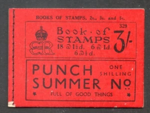Folleto 1936 3/- Edward V111 BC3 329 13 estampillas no completas gato 120 £ - Imagen 1 de 2