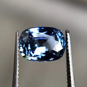 IGI Certified 1.29 CT Natural Blue Sapphire Ceylon Gemstone VVS1 Jewelry Stone h - Picture 1 of 7