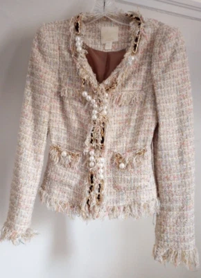 Chaqueta para mujer McGinn Tweed Boucle - talla 4 Foto 1 de 4