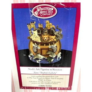 Music box San Francisco Music Box Noah's Ark Hinged Lid NIB - Picture 1 of 10