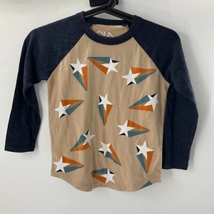 Chaser Little Kids 3-D Stars Cotton Crew Neck Long Sleeve T-Shirt Multi Size 6 - Picture 1 of 4