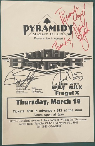 Night Ranger Signed Autographed 11x17 RARE Poster | eBay