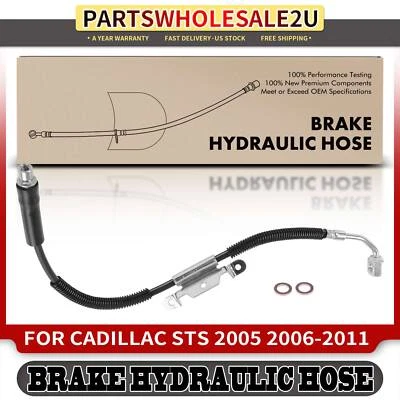 Front Left Brake Hydraulic Hose for Cadillac STS 2005 2006-2008 2009 2010 2011 - Imagem 1 de 4