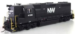 Atlas HO Scale ~ Norfolk & Western EMD GP38 #4114 ~ DC ~ Silver Master ~10004070 - Picture 1 of 4