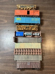 10 Stück Modelleisenbahn Ho verwittert individuelle Details siehe Fotos Top!! - Bild 1 von 24