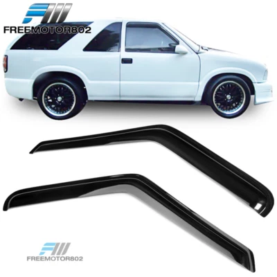 Ajuste 94-03 GMC Jimmy Sonoma Chevy S10 Blazer Hombre Visera Ventana Lluvia Protector Solar Foto 1 de 4