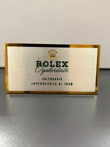 Rolex Original Display Oysterdate 7.5x4 cm - Targhetta Rolex - Imagen 1 de 4