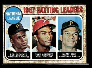1968 Topps #1 National League 1967 Batting Leaders - EX/NM Set Break! - Picture 1 of 2