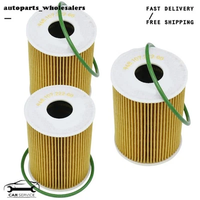 For Porsche 911 2009-2019 Cayenne Macan Panamera 3 Pieces Engine Oil Filter - Image 1 of 4