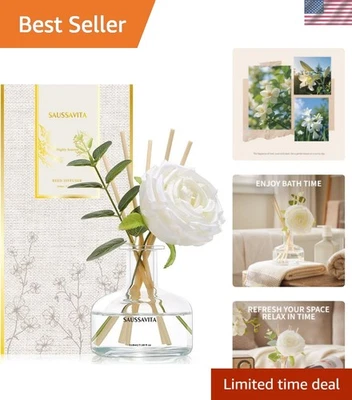 Luxurious 7 oz Long Lasting Reed Diffuser - Beautiful Home Fragrance Decor - Image 1 of 4