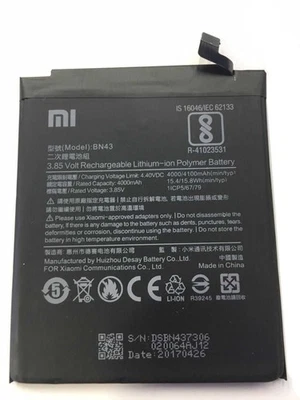 NUEVA Batería BN43 Para Xiaomi RedMi Note 4X 4000mAh 3.85v Foto 1 de 2